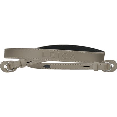 Leica Leather Carrying Strap - Taupe