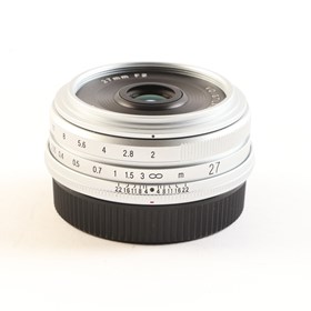 USED Voigtlander 27mm f2 Ultron Lens for Fujifilm X - Black