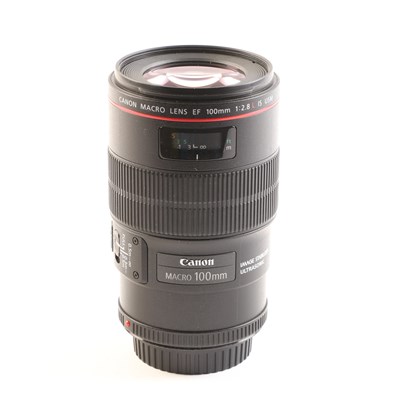 USED Canon EF 100mm f2.8L Macro IS USM Lens