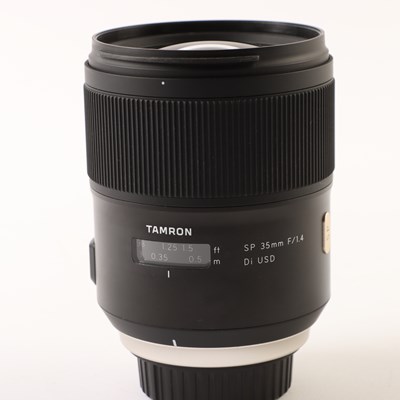 USED Tamron 35mm f1.4 SP Di USD Lens for Nikon F