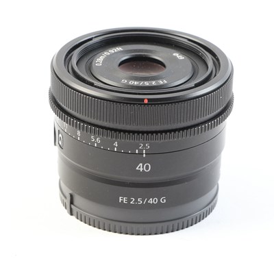 USED Sony FE 40mm f2.5 G Lens